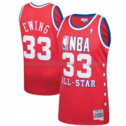 New York Knicks Patrick Ewing 33# Red 1989 All Star Hardwood Classics Swingman Basketball Jersey..
